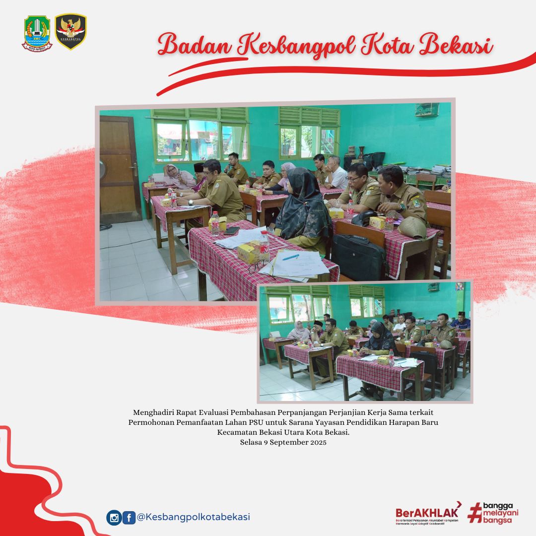 rapat evaluasi pembahasan perpanjangan perjanjian kerja sama terkait permohonan pemanfaatan lahan ps