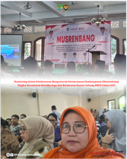 monitoring dalam pelaksanaan musyawarah perencanaan pembangunan (musrenbang) tingkat kecamatan musti