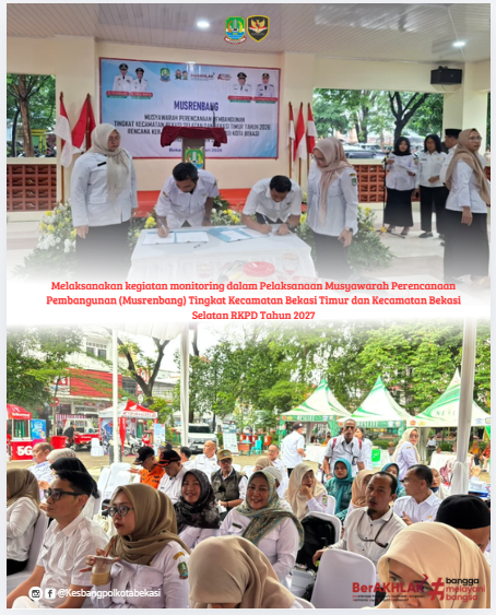 monitoring dalam pelaksanaan musyawarah perencanaan pembangunan (musrenbang) tingkat kecamatan bekas