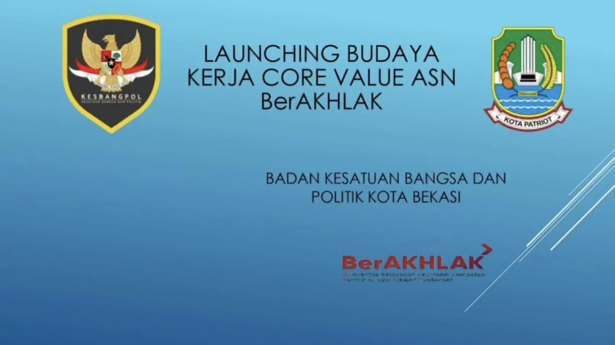 launching core value asn berakhlak