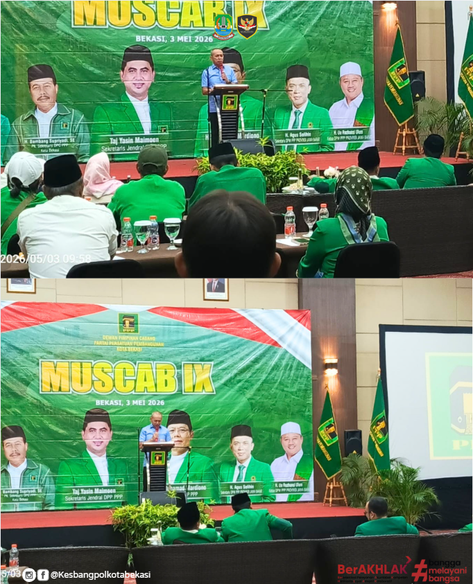 musyawarah cabang (muscab) ix partai persatuan pembangunan kota bekasi