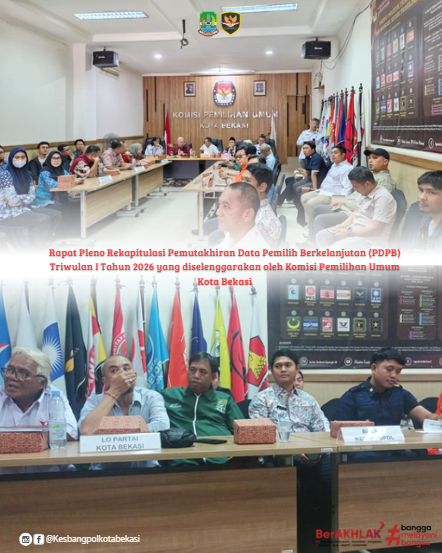 rapat pleno rekapitulasi pemutakhiran data pemilih berkelanjutan (pdpb) triwulan i tahun 2026 yang d