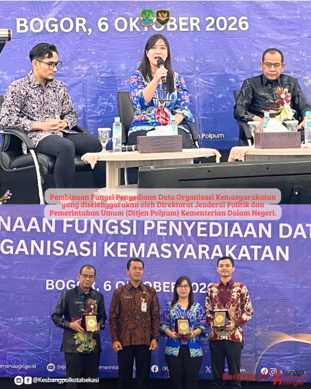 meningkatkan kualitas pengelolaan dan penyediaan data organisasi kemasyarakatan