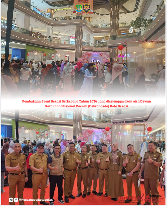 pembukaan event bekasi berkebaya tahun 2026 yang diselenggarakan oleh dewan kerajinan nasional daera