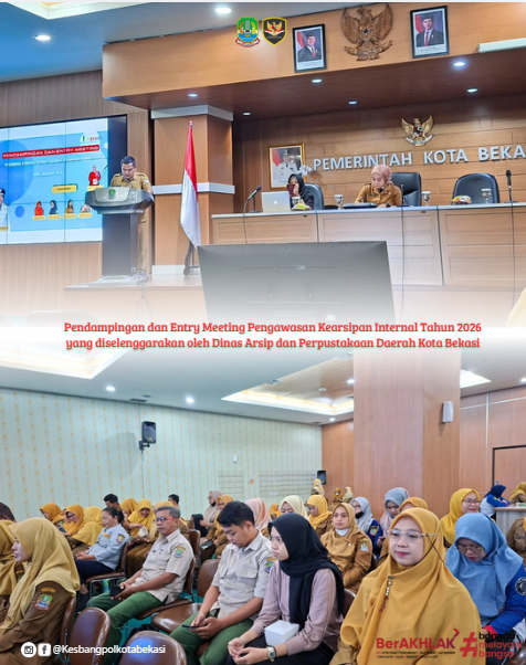 pendampingan dan entry meeting pengawasan kearsipan internal tahun 2026