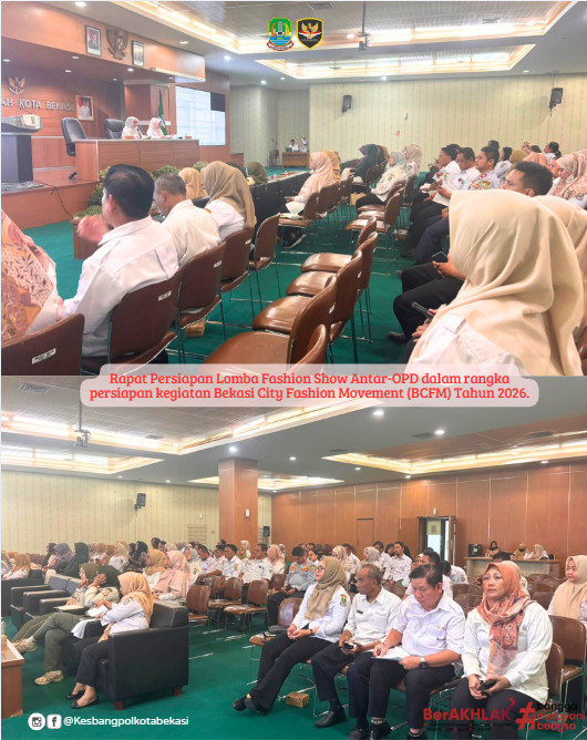 rapat persiapan lomba fashion show antar-opd