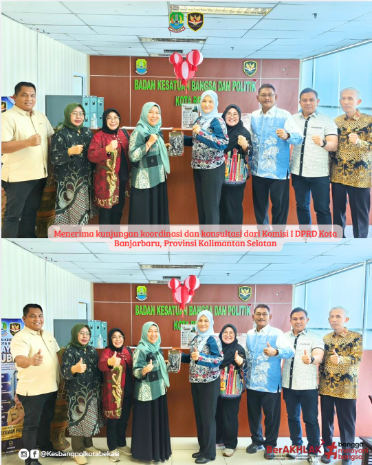 menerima kunjungan koordinasi dan konsultasi dari komisi i dprd kota banjarbaru, provinsi kalimantan