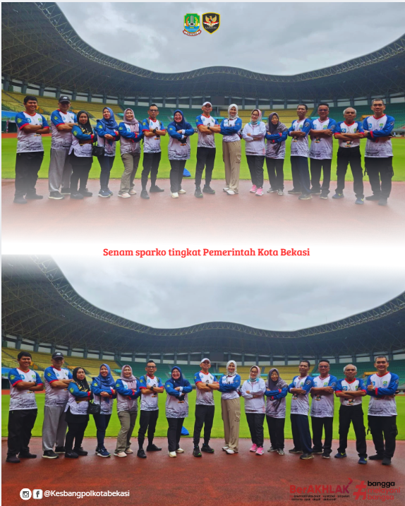 senam sparko bersama yang diselenggarakan di stadion patriot candrabhaga kota bekasi.